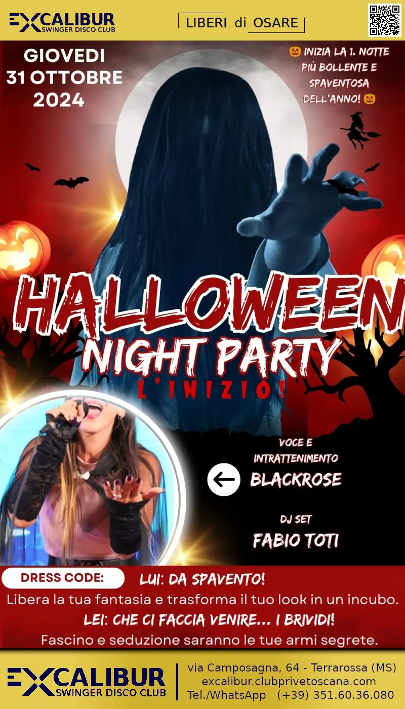 Swinger club prive evento Halloween Party Night, L'inizio!